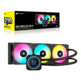 Water Cooler Corsair H150i Elite Lcd Xt Rgb Preto 360mm 