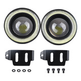 2 Piezas Faros Antiniebla Led 3,5 Inch Ojos De Ángel Blanco