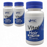 Vital Hair Men 3x60 Caps C/u Colageno Hidrolizado Vitaminab5