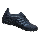 Tenis Futbol Rapido Fut7 Negro Total Cosidos  Weasley 