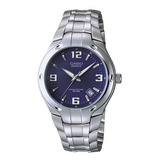 Reloj Casio Ef106d-2av  Para Hombre Dial Azul Batería De