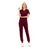 Pijama Quirurgica Médico Conjunto Jogger Uniforme Para Mujer