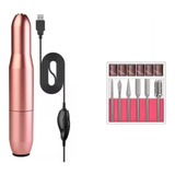 Torno Electrico Profesional Usb Manicuria + Kit De Fresas