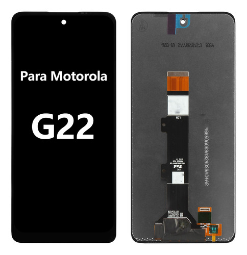 Tela Frontal Lcd Display Compatível Com Para Motorola G22