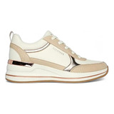 Zapatillas Urbanas Mujer Skechers Billion 2 Beige