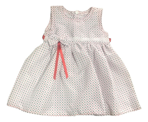 Vestido Sin Mangas Bebé - Nina 0 - 3 Meses. Ropa Para Niñas