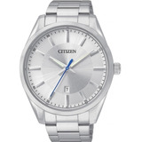 Reloj Citizen 60495 Bi1030-53a Quartz Hombre *watchsalas* Color Del Fondo Plateado 60495