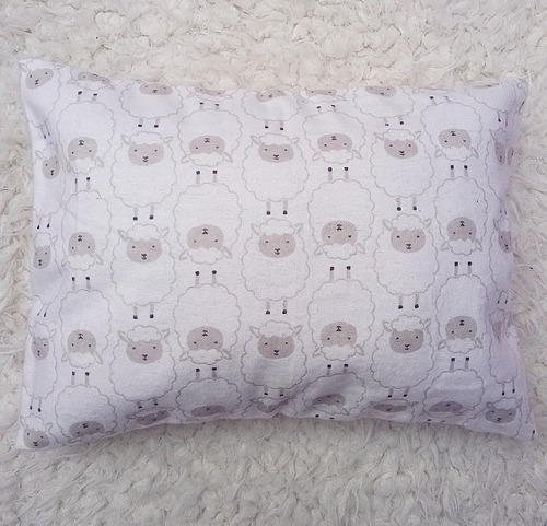 Almohada Bebe Suave Y Mullida Con Funda Desmontable 30x20