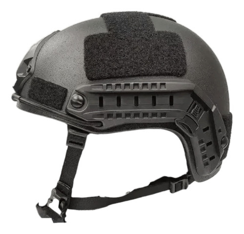 Casco Tactico Militar Ajustable Seguridad Al Aire Libre Color Negro Talla Talla Unica