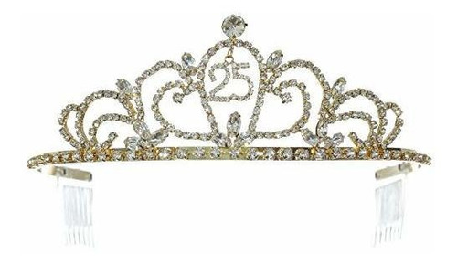 Corona De Tiara De Cristal De Diamantes De Imitacion De Fies