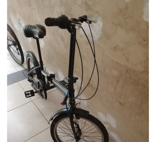 Bicicleta Plegable Fire Bird Turbo 2023 Adulto Mujer Negro 2