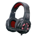 Auricular Gamer Spartan Bkt H91 Micrófonousb 3.5 Color Negro