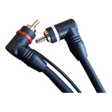 Cable Rca 3,6 Mts 90° Mallado Con Remoto P/potencia Woofer