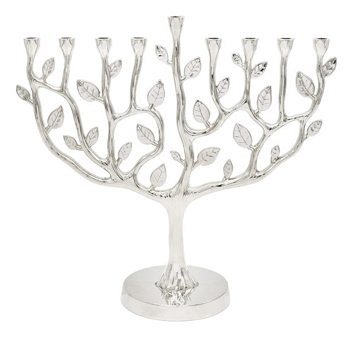 Candelabro Con Diseño Del Árbol De La Vida De Dreidel, En Pl