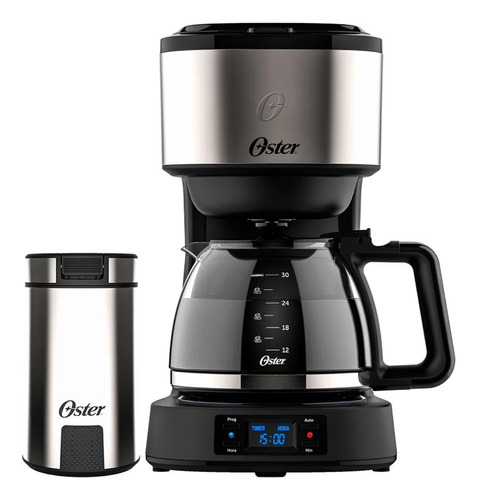 Cafeteira Programável Digital + Moedor De Café Oster-127v