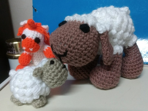 Souvenirs Oveja Tejido A Crochet (amigurumis)