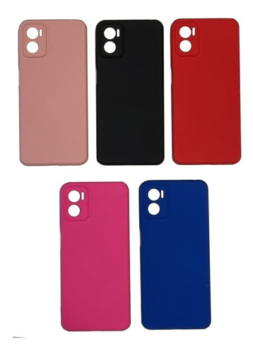 Funda Silicona Case Y Vidrio Full 9d Para Motorola E22 E22i