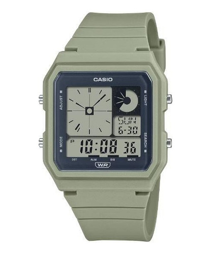 Reloj Casio Unisex Vintage Lf-20w-3a Verde Digi-analo