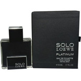 Edt 1.7 Onzas Solo Loewe Platinum De Loewe Para Hombre En