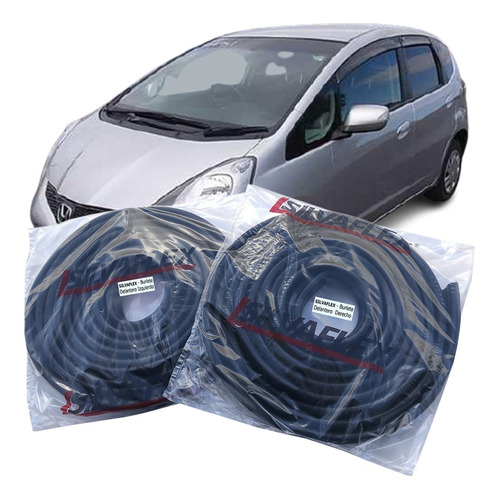 Burletes Puertas Delanteras (kit X2) Honda Fit 2009 Al 2016