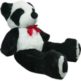 Oso Panda De Peluche Gigante Jumbo 1,20 Cmts + 2 Regalos 