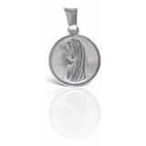Medalla Virgen Niña De Plata Fina 925 ( Sin Cadena)
