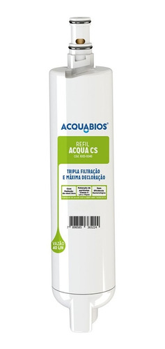 Refil Filtro Compatível Purificador Consul Facilite Acqua Cs