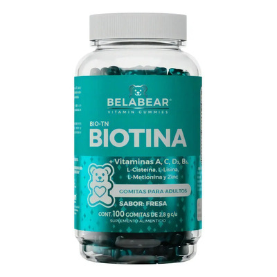 Biotina Cisteína Lisina Metionina 100 Gomitas Belabear | MercadoLibre