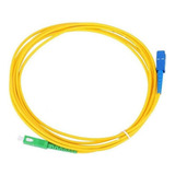 Cable De Fibra Óptica Lc-upc/sc-upc 10mts 3mm Amarillo
