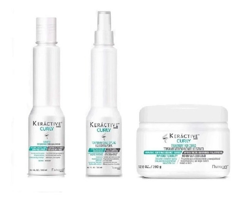 Nutrapel - Kit Keráctive Curly Shampoo + Rizador Temp + Mask