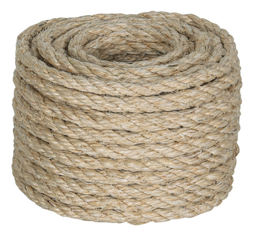 Piola De Sisal De 8mm X 15m Natural Uso En Casa Fiero 45657