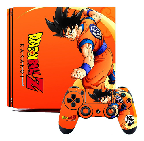 Skin/adhesivo - Ps4 - Combo - Dragon Ball Z