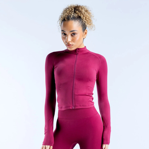 Li Chaqueta Dfyne Dynamic Zippy For Mujer, Mangas Largas,