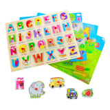 Tablero Educativo Abecedario Juguete Didactico Juego Letras