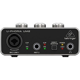 Interfaz De Audio Behringer 1x Xlrtrs 1x 14 2x Rca Usb, Negr