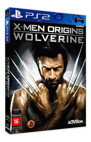 X-men Origins Wolverine Pra Ps2 Slim Bloqueado Leia Desc.