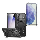 Capa Case Suportr Para Samsung Galaxy S23 Fe+ Pelicula 3d