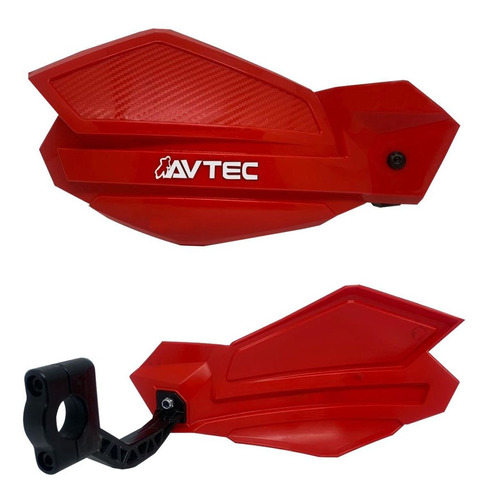 Par Protetor De Mão Avtec Mx1 Universal Trilha Motocross