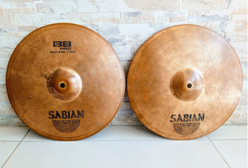 Platillos Sabian Hi Hats B8 Pro 14 /35cm Usados 