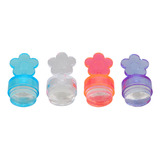 Set De 4 Sellos De Silicona Para Decoración De Uñas Con Cabe