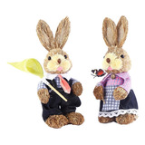 Figuritas De Conejo De Pascua, Adorno, Decoración Estilo C