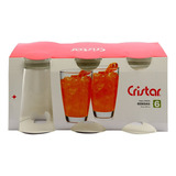 Set X 6 Vasos Oasis Cristar