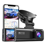 Cámara Para Automóvil 4k Dashcam Uhd 2160p 3.16 Lcd Wifi Gps