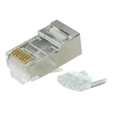 Plug Metalico Modular Rj45 Categoria 5, 6, 6a Ftp 