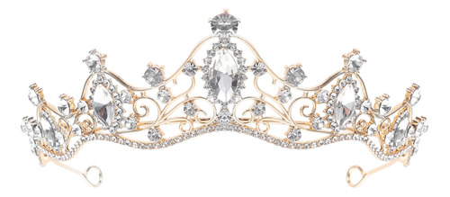 Corona De Princesa Para Niñas, Corona Barroca De Cristal