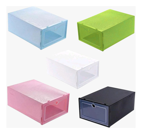 5 Pz Organizador Ampliable Para Zapatos Caja De Colore.