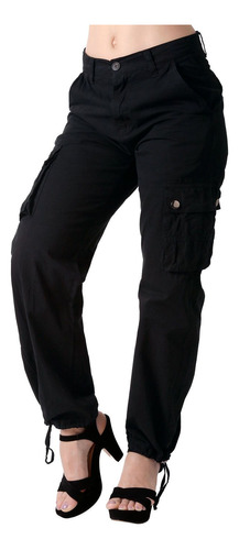 Pantalón Mujer Moda Jogger Negro Roosevelt 50105009