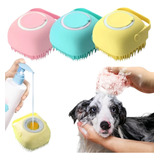 Lava Pelo Pet Escova Banho Cachorro Gato Dispenser Shampoo