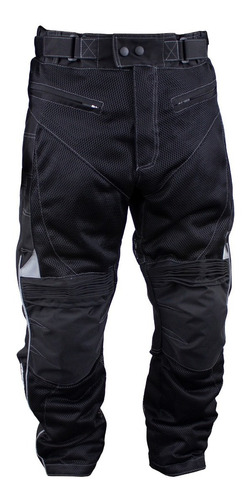 Pantalon De Malla Para Motociclista Con Protecciones