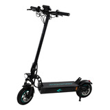 Scooter Eléctrico Pro Patín Plegable Para Adulto Aluminio Color Negro